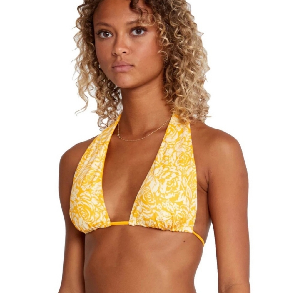 RVCA Forever Halter Reversible Bikini Top